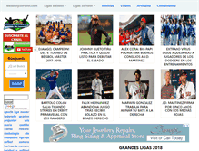 Tablet Screenshot of beisbolysoftbol.com